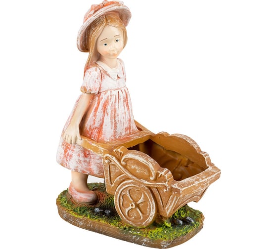 Изображение товара Кашпо PARK Девочка с тележкой 37 см 169463
