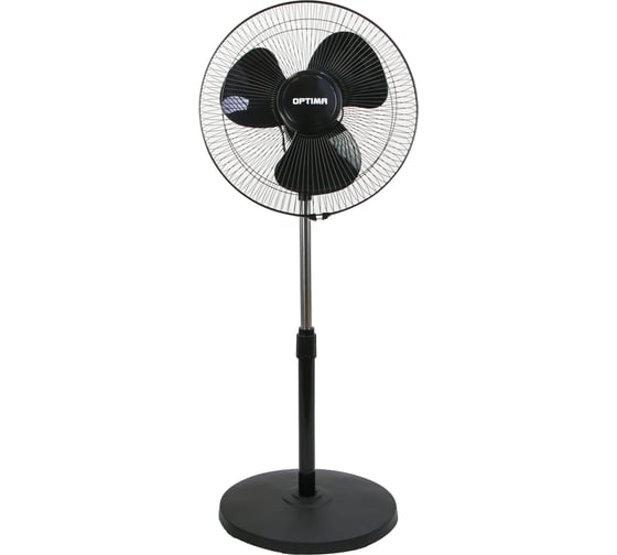 Изображение товара Напольный вентилятор Optima OSF-40B 1100мм, 410мм, 40Вт 3 скорости 2шт.упак. чёрный 3000183