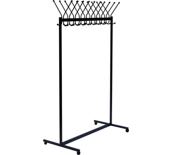 Изображение товара Вешалка ООО Комус I_KD_Гардеробная КР-12ЛМ на колесах черный 474803