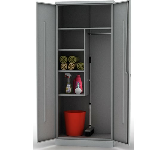 Изображение товара Хозяйственный шкаф ООО Комус Метал.Мебель N_ШМС-6.15 756x450x1850 мм 355852