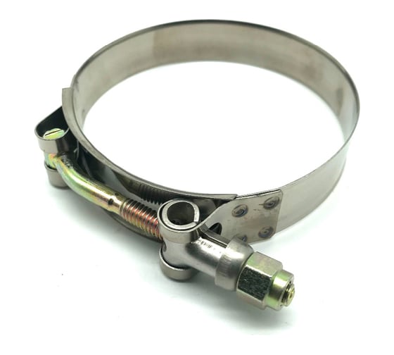 Изображение товара Усиленный хомут TITAN LOCK 83-91 мм, нержав. сталь AISI 304, лента+болт TL83-91RCSS