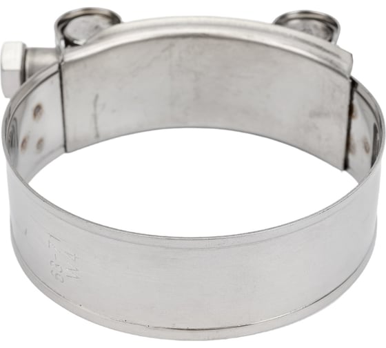 Изображение товара Усиленный хомут TITAN LOCK 63-71 мм, нержав. сталь AISI 304, лента+болт TL63-71RCSS