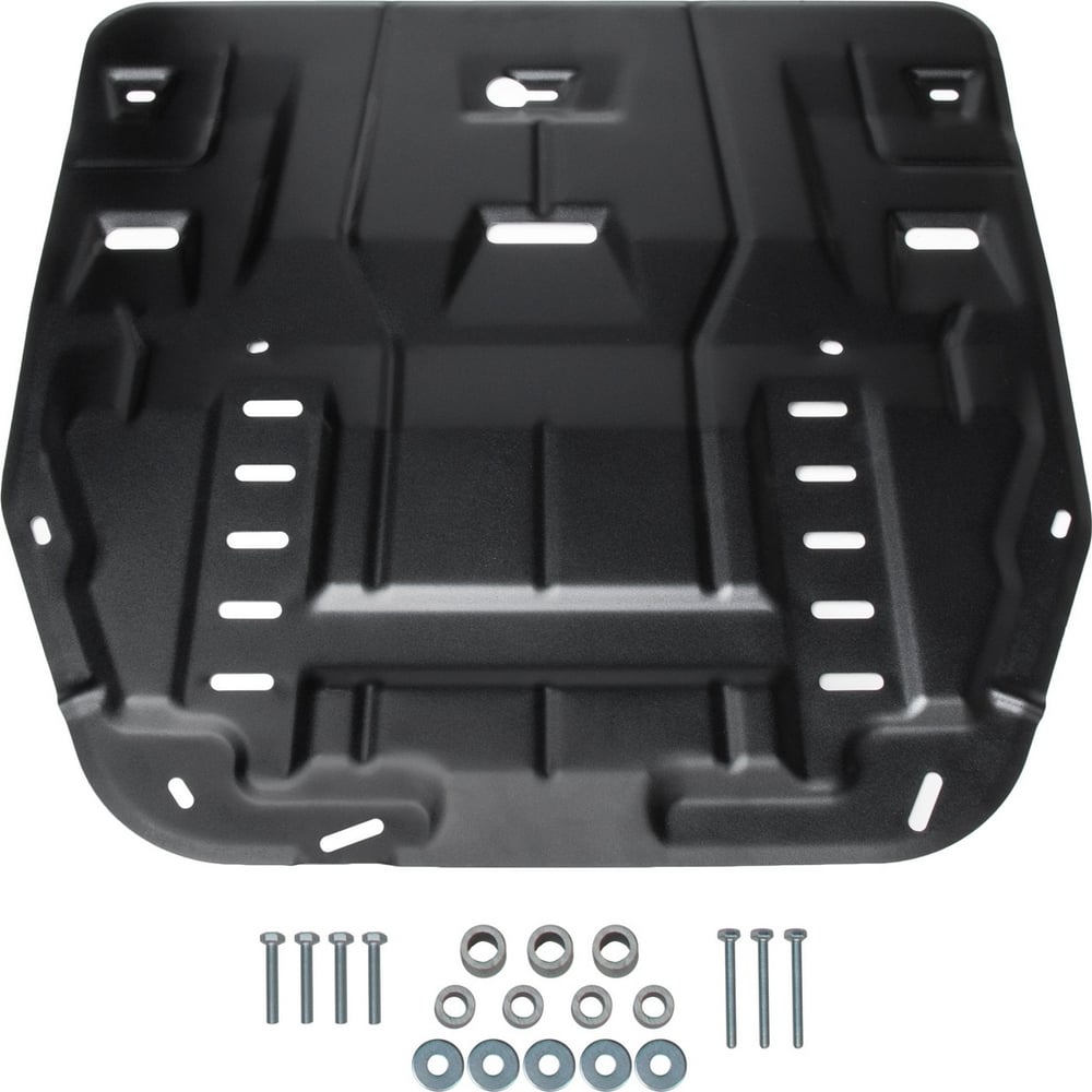 Изображение товара Защита картера и КПП АвтоБроня увеличенная, для Hyundai Sonata VIII 2019- г.в./Kia K5 2020- г.в. 111.02860.1