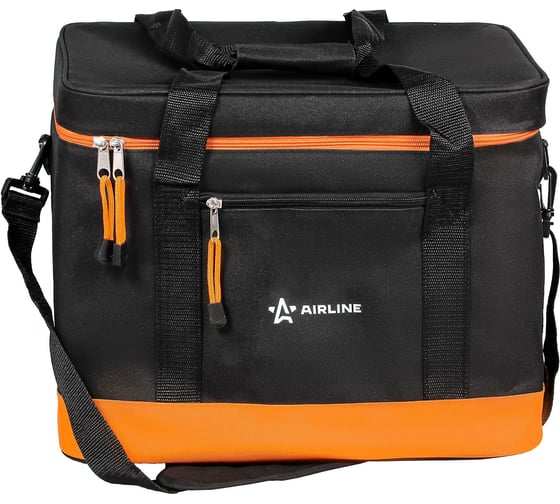 Изображение товара Сумка-холодильник Airline 50 л, 34х42х36 см, черная/оранжевая AO-CB-06