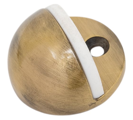 Изображение товара Дверной стопор с белой резинкой Amig антик 101-45 A