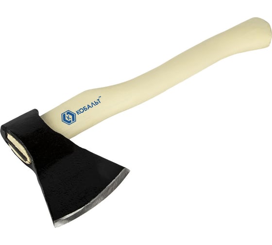 Изображение товара Плотницкий кованый топор КОБАЛЬТ МАСТЕР 800 г, деревянное топорище 906-647