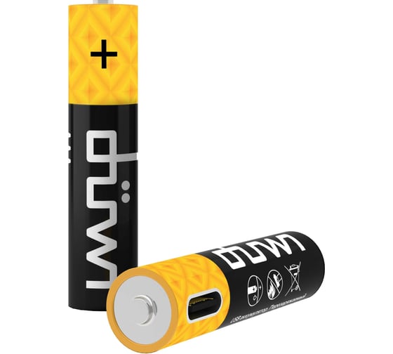 Изображение товара Комплект аккумуляторов duwi AAA 2PACK Li-Ion 1.5V 62012 9