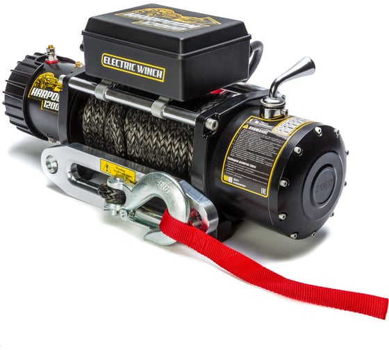 Изображение товара Автомобильная лебедка Harpoon 12000 12 В, с синтетическим тросом W1991