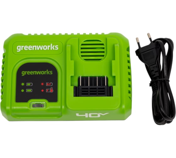 Изображение товара Устройство зарядное быстрое G40UC5 40 В, 5 А GreenWorks 2945107