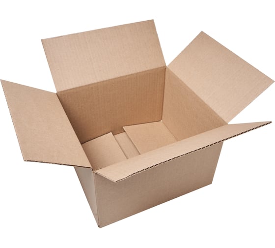 Изображение товара Картонная коробка PACK INNOVATION Гофрокороб 25x22x15.5 см, объем 8.5 л, 100 шт IP0GK00252215.5-100