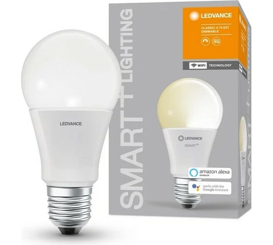 Изображение товара Умная WiFi лампа LEDVANCE SMART+ WiFi Classic Diable 75 9.5 W/2700K E27 4058075485419