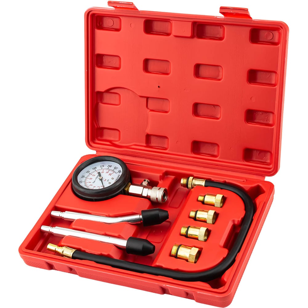 Изображение товара Forcekraft FK 908G1 индикатор компрессии бензинового двигателя набор 8 предметов