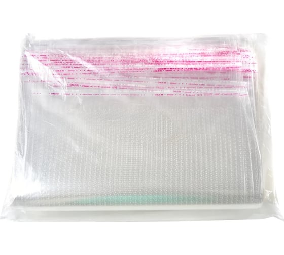 Изображение товара Пакет PACK INNOVATION БОПП с клеевым клапаном, с перфорацией, 25x35+4 см, 35 мкм, 300 шт IP00BOРР00PR002535.35-3