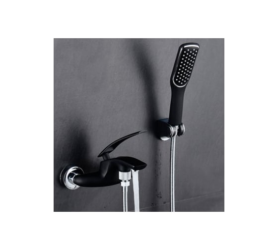 Изображение товара Смеситель для ванны MATRIX SMF-323073/BK черный, короткий нос 5993