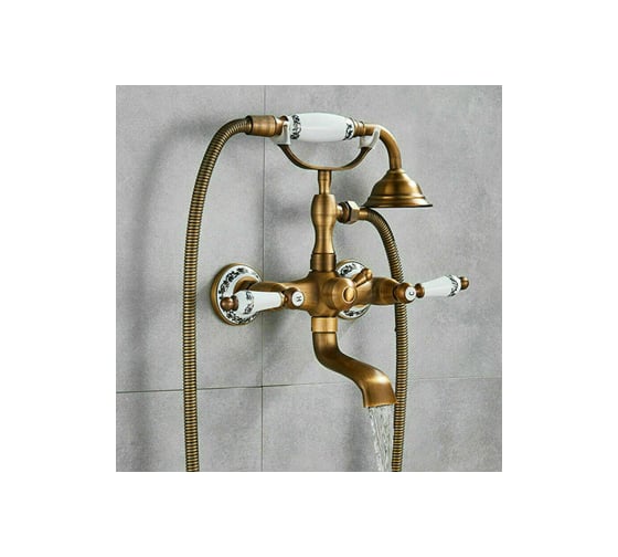 Изображение товара Смеситель для ванны MATRIX SMF- 823013/BZ короткий нос, ретро, бронза 1583