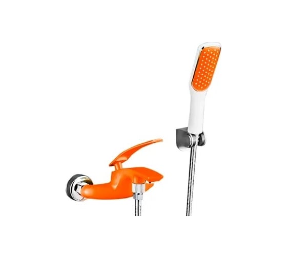 Изображение товара Смеситель для ванны MATRIX SMF-323073/OR оранжевый, короткий нос 5997