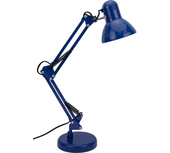 Изображение товара Настольный светильник ЭРА N-214-E27-40W-BU Е27 с основанием, синий Б0052763