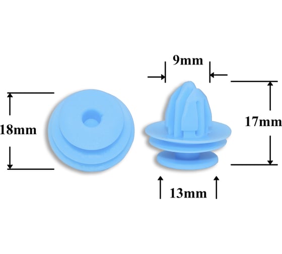 Изображение товара Автокрепеж для GM/Lexus/Nissan/Toyota 10 шт 88970345, 9046710167, 76882WA000 Крепавто 0324