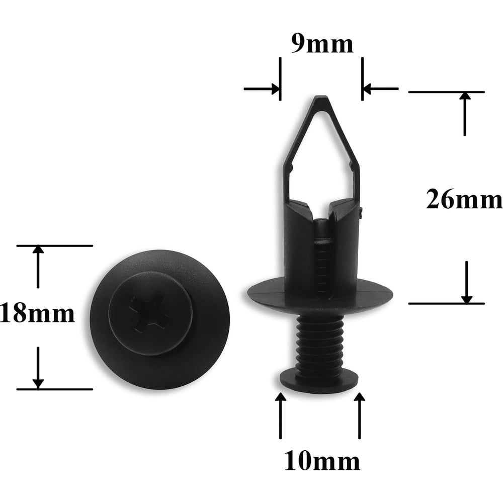 Изображение товара Автокрепеж для Lexus и Toyota 10 шт 5253135010CO, 9046709181A1, 904709101