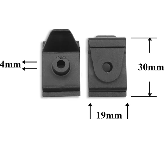 Изображение товара Автокрепеж для GM/Lexus/Mazda/Toyota 10 шт 94841226, 5387914010A, 9046704023, LA0156135 КрепАвто 0383