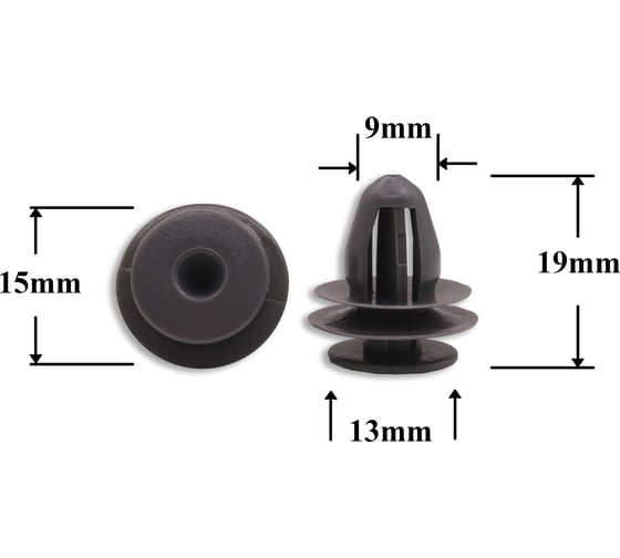 Изображение товара Автокрепеж для Acura/Honda 10 шт 91560S7A003, 91560SP0003 КрепАвто 0257