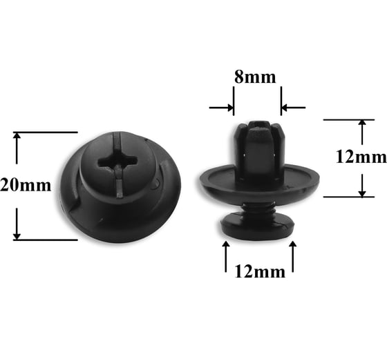 Изображение товара Автокрепеж для Acura/Honda 10 шт 91512SM4003 КрепАвто 0431