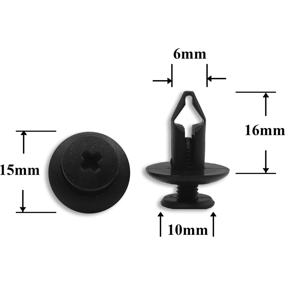 Изображение товара Автокрепеж для Mitsubishi КрепАвто 10 шт 155306071, MB344728