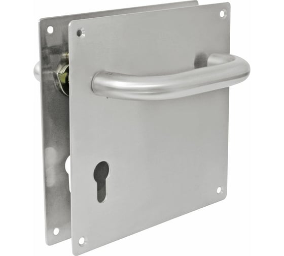 Изображение товара Дверная ручка под цилиндровый механизм Amig нержавеющая сталь 11-180х180