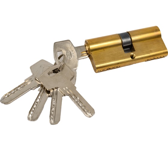Изображение товара Цилиндровый механизм Amig полированная латунь, 35x35, ключ/ключ 9800-70 LP