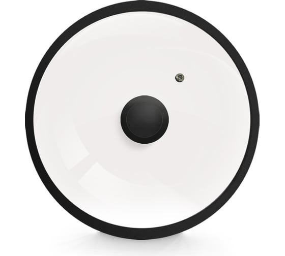 Изображение товара Стеклянная крышка Ladina силиконовый обод, пароотвод, силиконовая ручка, Д 26 см 90026