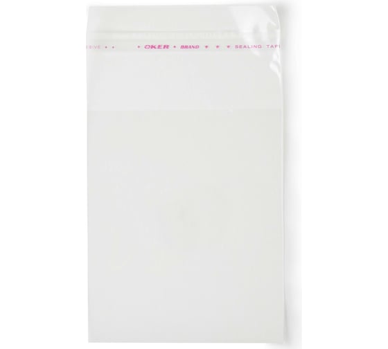 Изображение товара Пакет PACK INNOVATION БОПП с клеевым клапаном, 8x10+4 см, 30 мкм, 200 шт IP00BOРР000810.30-2