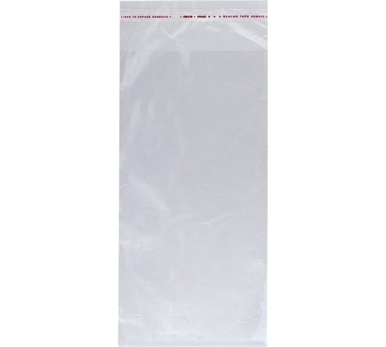 Изображение товара Пакет PACK INNOVATION БОПП с клеевым клапаном, 9x20+4 см, 20 мкм, 1000 шт IP00BOРР0920.20-10