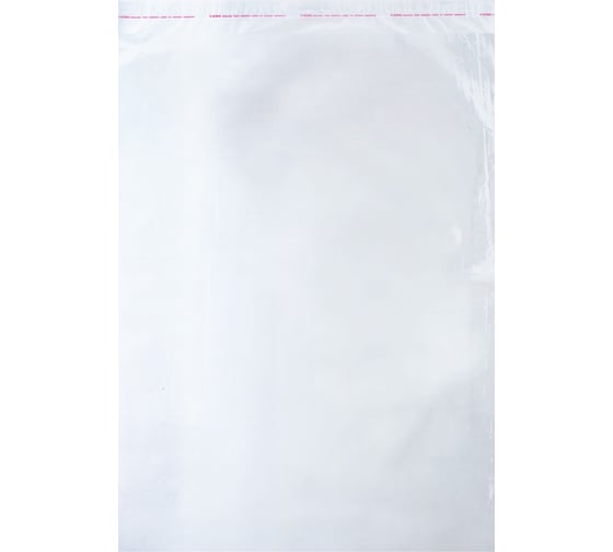 Изображение товара Пакет ПП PACK INNOVATION с клеевым клапаном, 50x70+5 см, 30 мкм, 100 шт IP00РР507027-1