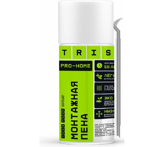 Изображение товара Бытовая монтажная пена TriS PRO-HOME летняя ПМ045