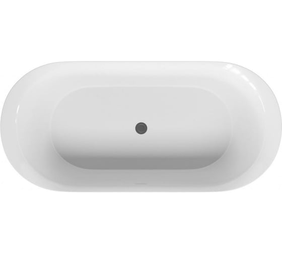 Изображение товара Ванна Aquanet 1700x780 мм, акриловая, слив-перелив, белый/черный матовый Black matte 00293083