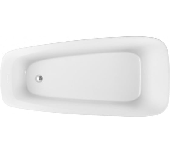 Изображение товара Ванна Aquanet 1700x780 мм, акрил, слив-перелив, белый матовый/черный матовый Black matte 00293087