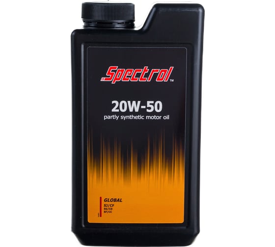 Изображение товара Моторное масло Spectrol GLOBAL 20W-50 SJ/CF, 1 л 9123