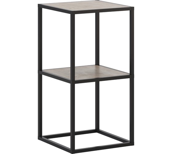 Изображение товара Стеллаж НАЙДИ 2, 400x400x782 мм, черный муар, ЛДСП дуб сонома LS2-553025