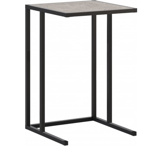 Изображение товара Журнальный стол НАЙДИ МИНИ, черный муар, ЛДСП метрополитан грей LTBED-5502