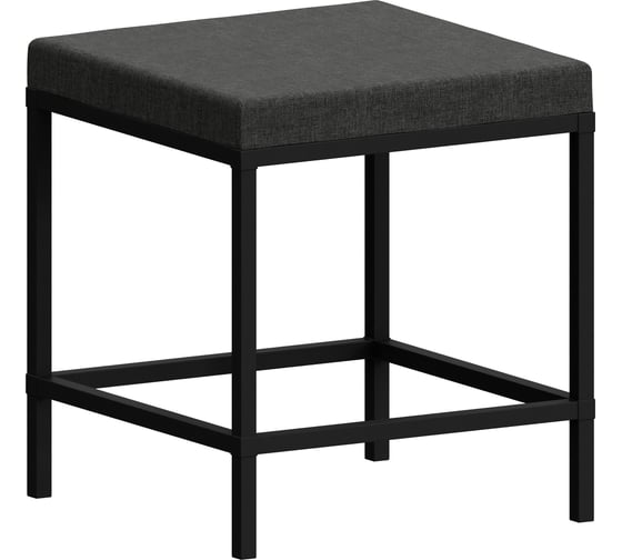 Изображение товара Пуф НАЙДИ 400x400x400 мм, черный муар, ткань Текна 9 LP-55