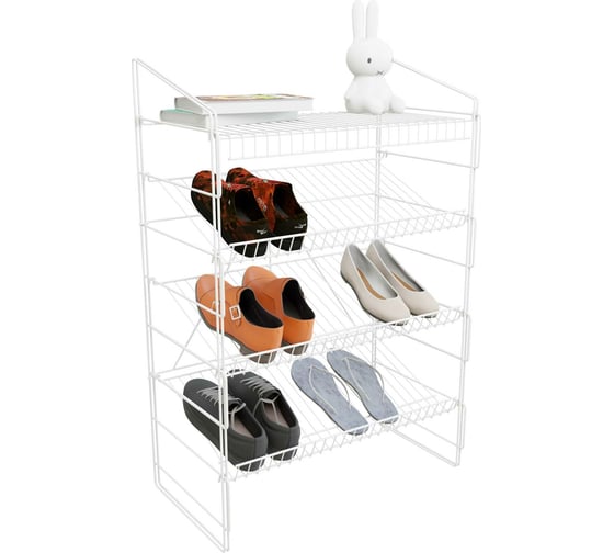 Изображение товара Обувница НАЙДИ Line, белый муар OL-53