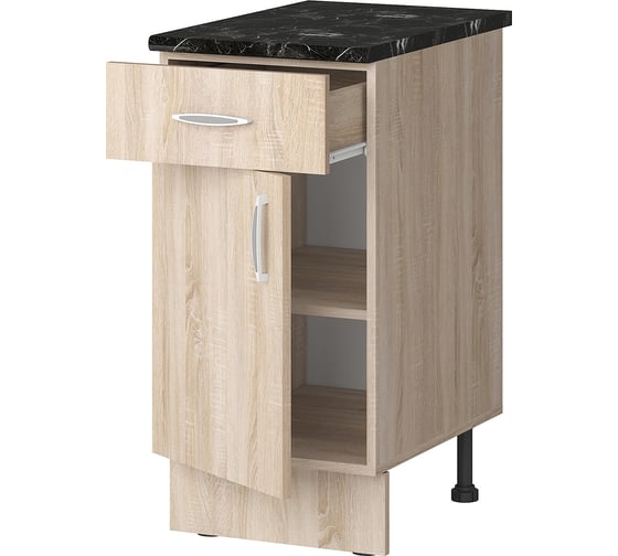 Изображение товара Напольный шкаф Комфорт-Питер 40 см 1 ящик 091 дуб сонома 911670091