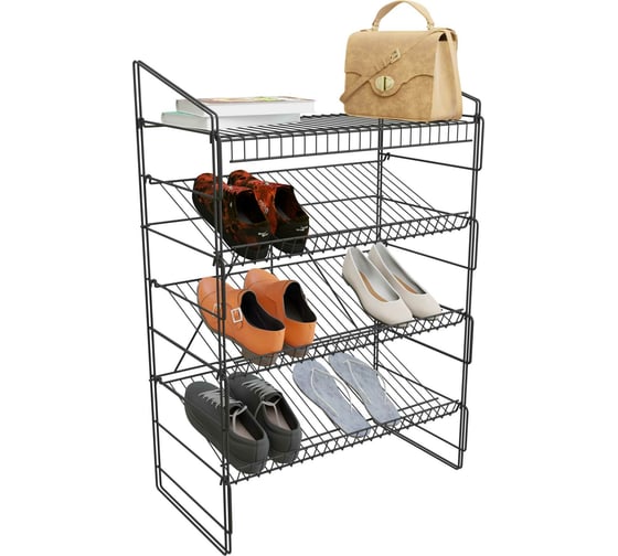 Изображение товара Обувница НАЙДИ Line, черный муар OL-55