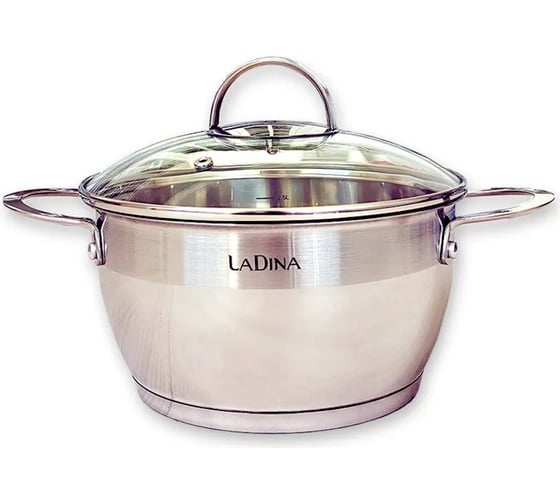 Изображение товара Кастрюля Ladina DIANA из нержавеющей стали, 18 см, 2.2 л 68018