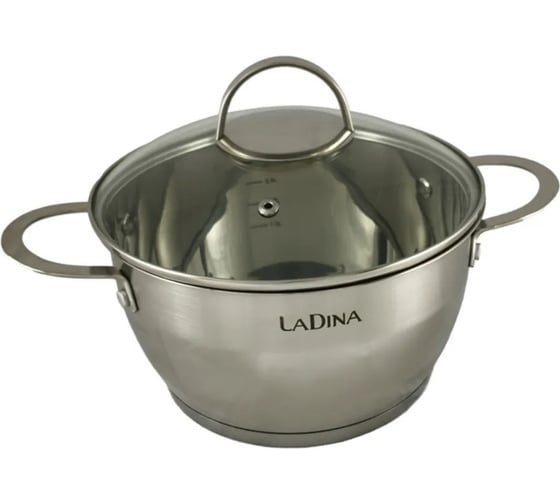 Изображение товара Кастрюля Ladina DIANA из нержавеющей стали, 20 см, 3 л 68020