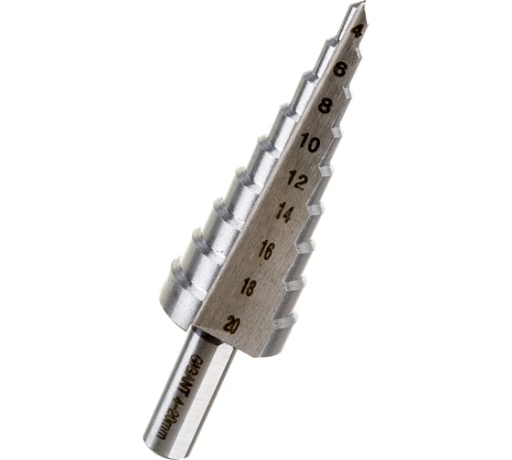 Изображение товара Сверло ступенчатое 4-20 мм, HSS Gigant GT-162