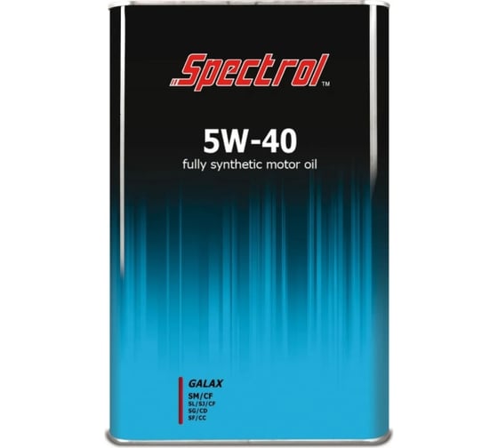 Изображение товара Синтетическое моторное масло Spectrol GALAX 5W-40, 4 л 9672