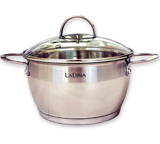 Изображение товара Кастрюля Ladina DIANA из нержавеющей стали, 22 см, 3.8 л 68022