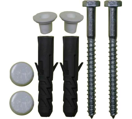 Изображение товара Крепеж унитаза к полу Сантехкреп белый 1.2.1.1.