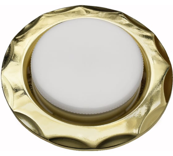 Изображение товара Встраиваемый светильник General Lighting Systems без подсветки GX53, 120х38мм, звезда объемная, золото, IP20 GCL-GX53-H38-G 661210